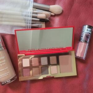 Estee Lauder Candy Glow Eyeshadow Palette Luxurious Neutral Shades Bundle